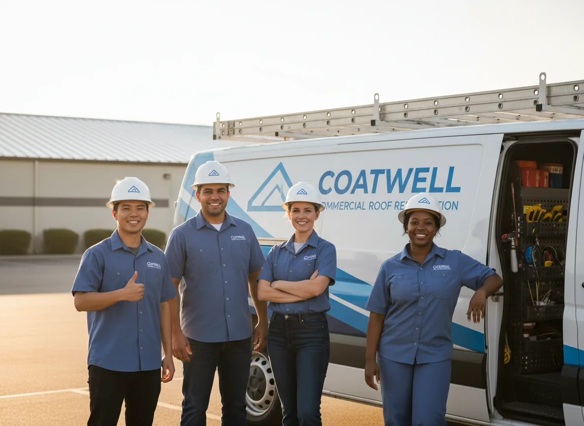 Commercial roof coating company in Roseville, IL